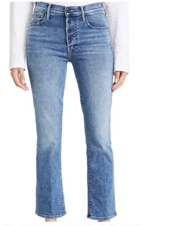 MOTHER The Pixie Insider Ankle Jeans in Group Bathing Size 24 - Picture 3 of 16